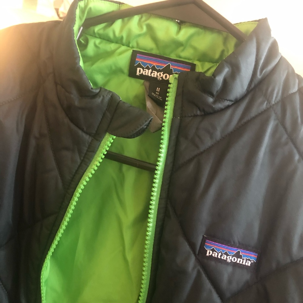 PATAGONIA BOY’S NANOPUFF JACKET DARK GREEN